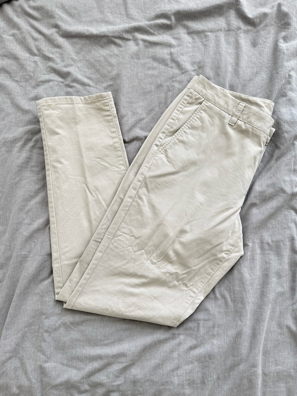 Bonobos Slim Fit Men’s 32x32 Business Casual Chinos / Light Khaki Trousers